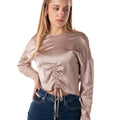 Blusa Satin Donna CWG-013ROSA HAVEONE