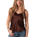 Canotta Satin Donna RWG-N008MARRONE HAVEONE