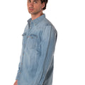 Camicia Western Denim Uomo 85744-0047CELESTE LEVIS