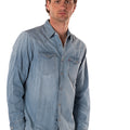 Camicia Western Denim Uomo 85744-0047CELESTE LEVIS