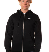 Felpa Zip Club Uomo FN3884NERO NIKE