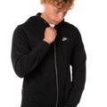 Felpa Zip Club Uomo FN3884NERO NIKE