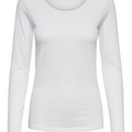Only T-Shirt Manica Lunga Live Love Donna 15204712BIANCO ONLY