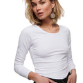 Only T-Shirt Manica Lunga Live Love Donna 15204712BIANCO ONLY