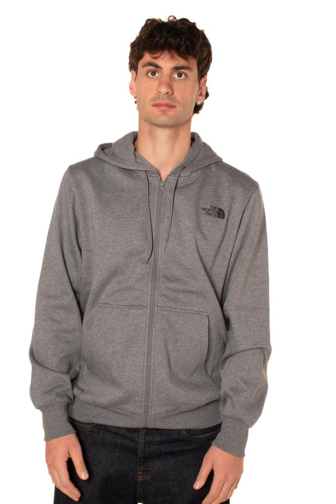 Felpa Zip Simple Dome NF0A89FDGRIGIO THE NORTH FACE
