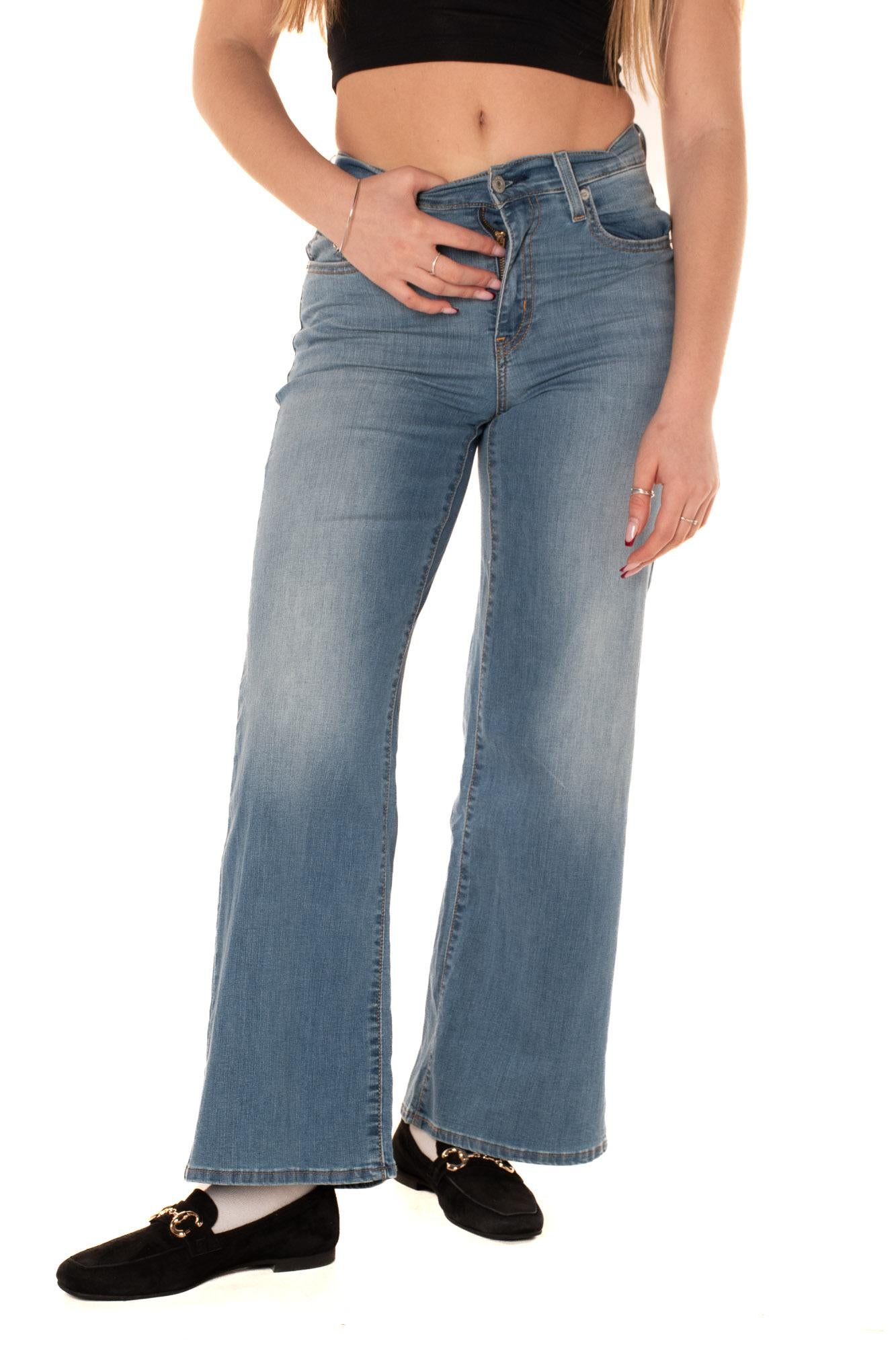 Jeans Wide Leg Donna 