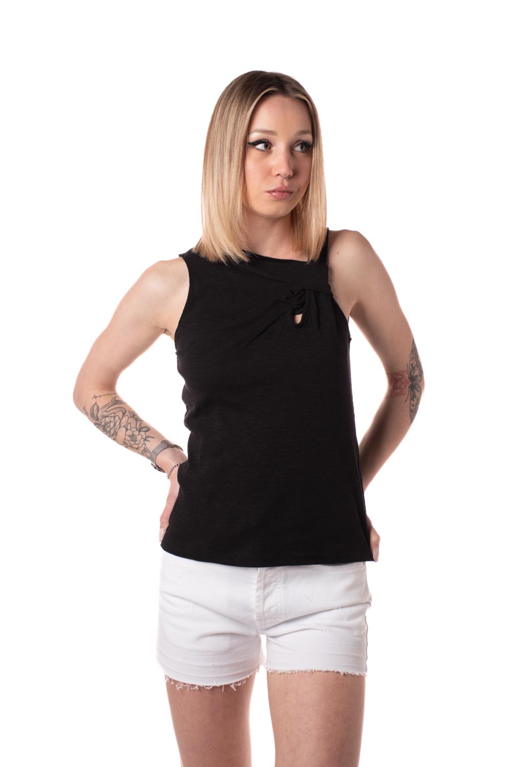 canotta amy donna nera 15322486NERO JACQUELINE DE  YONG