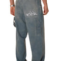 Jeans Baggy Carpenter Uomo R.BIANCO-LF6259 BLUESKIN
