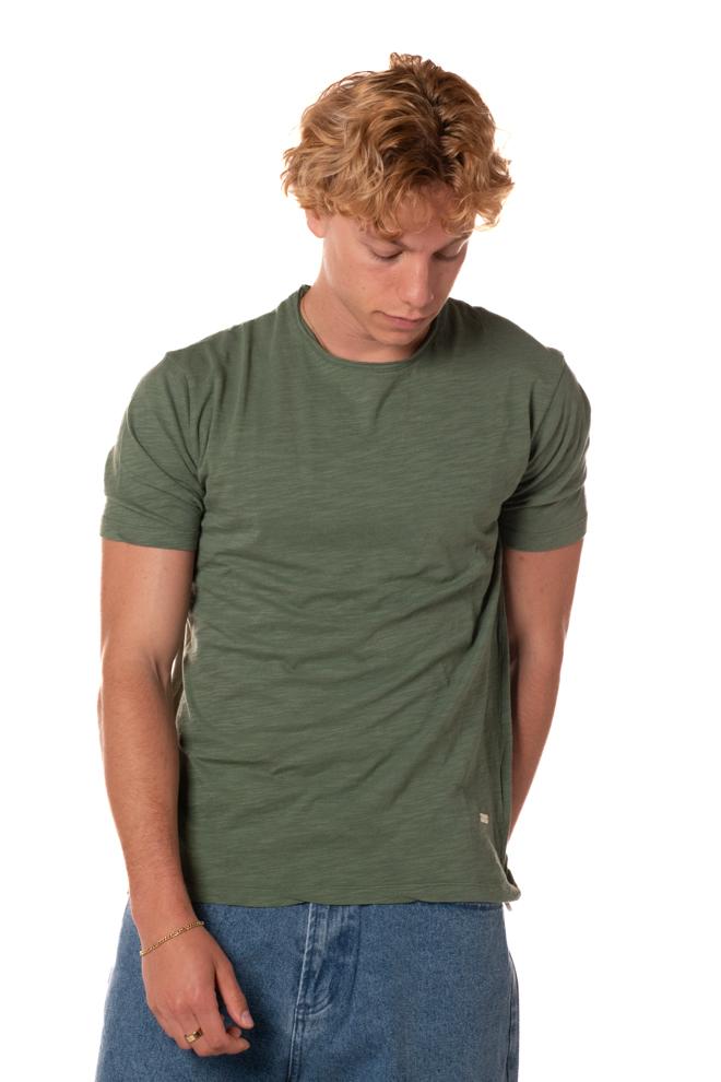 T-Shirt Cotone Fiammato Uomo 