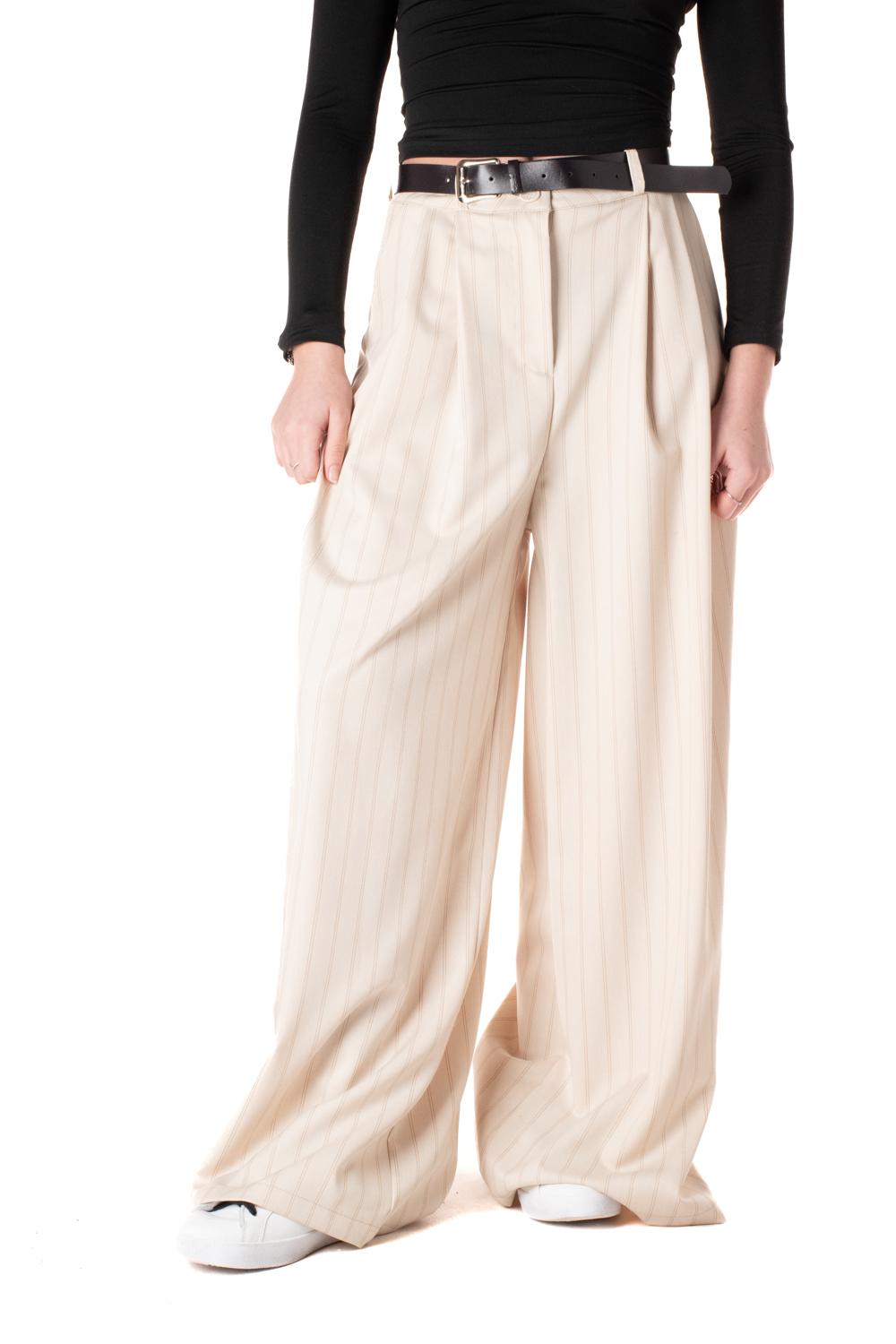 Pantalone Palazzo Donna PMA-N094BEIGE HAVEONE