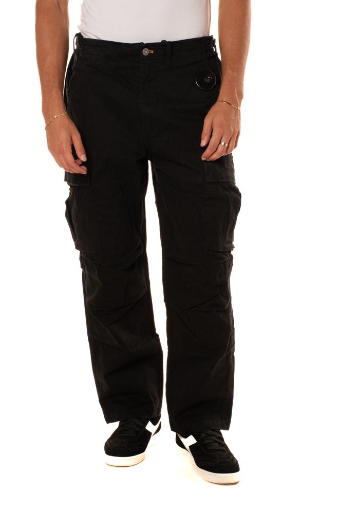 Pantaloni Cargo Uomo M25230NERO BERNA