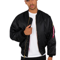 Alpha Industries Bomber Uomo MA-1BLKNERO ALPHA INDUSTRIES