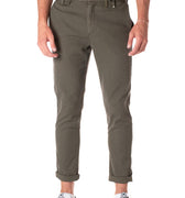 Pantalone Chino Uomo M2461091VERDE BERNA