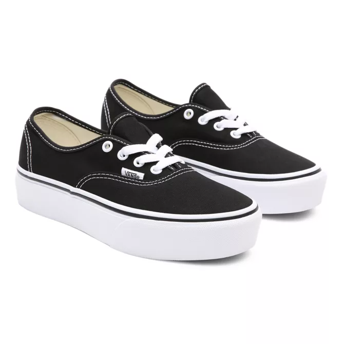 VANS SNEAKERS AUTHENTIC PLATFORM VN0A3AV8BLK1BLK/WHT VANS