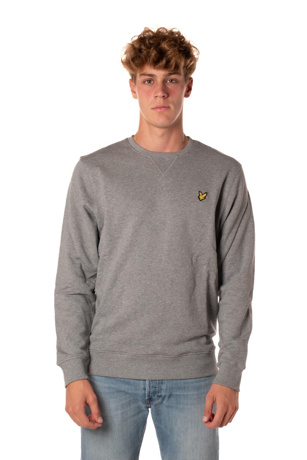 Felpa Logo Uomo ML424VOGMID GREY LYLE & SCOTT
