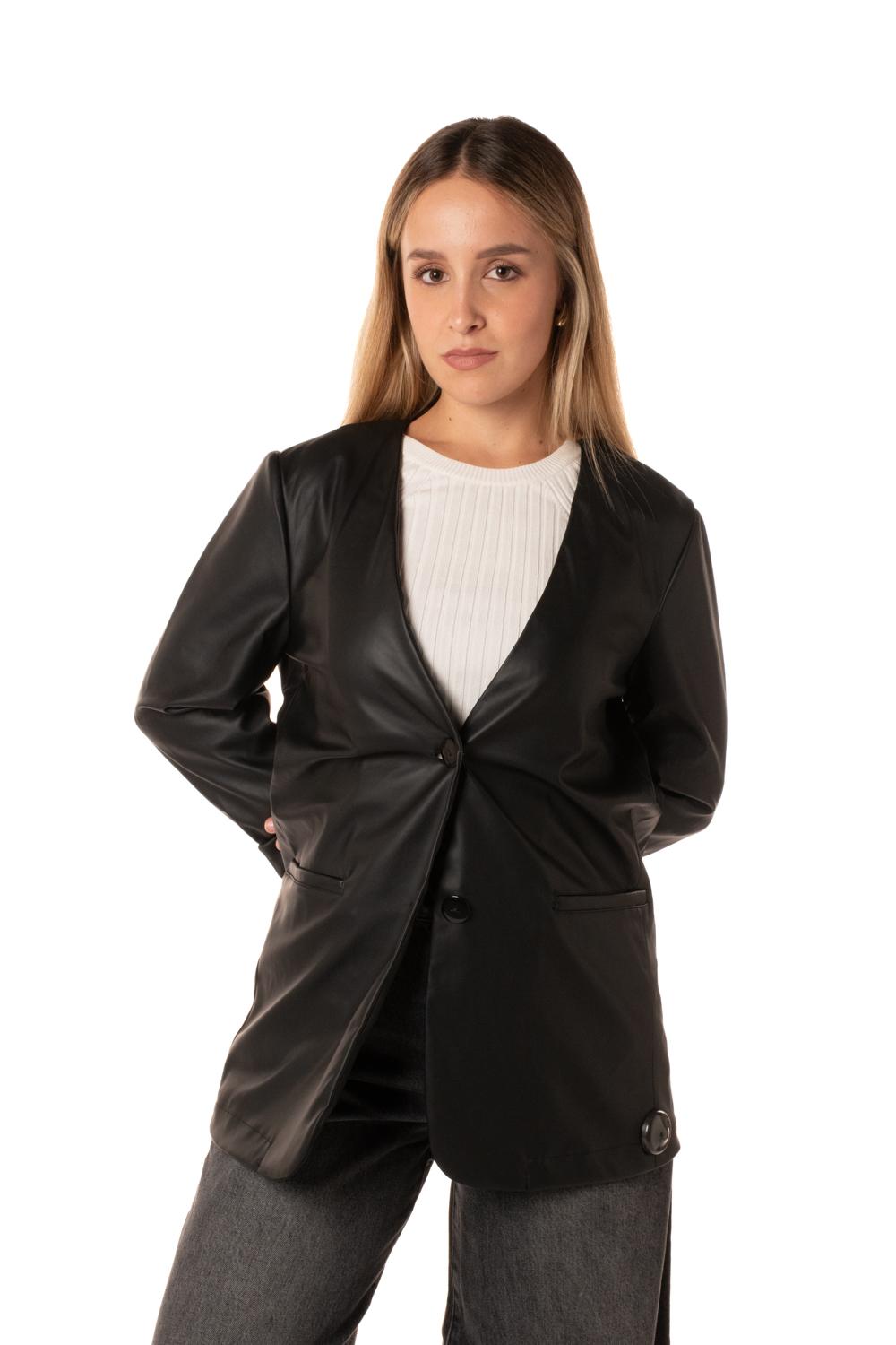 Giacca Soya Donna 15328978NERO JACQUELINE DE  YONG