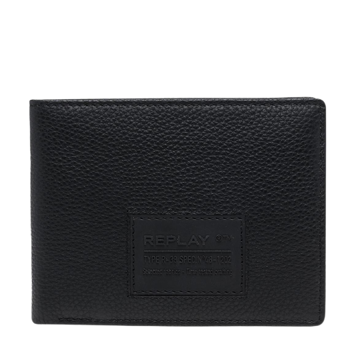 REPLAY PORTAFOGLIO IN PELLE MARTELLATA UOMO FM5265001A3063CNERO REPLAY
