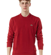 maglione logo uomo rosso 