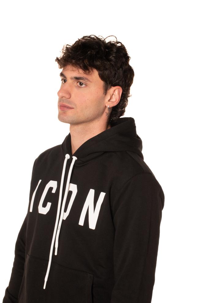 Felpa Logo Uomo F005NERO ICON