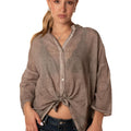 Camicia Washed Coreana Donna 