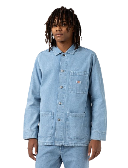 Dickies Overshirt Denim Uomo DK0A4Y3ELceleste DICKIES