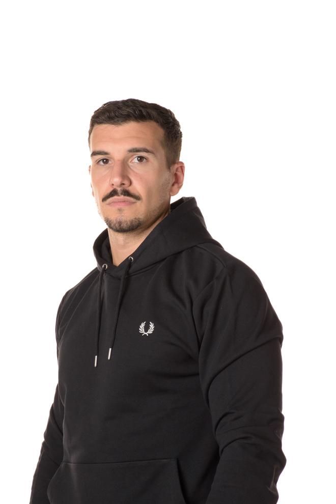Fred Perry Felpa Tipped Hooded Uomo 