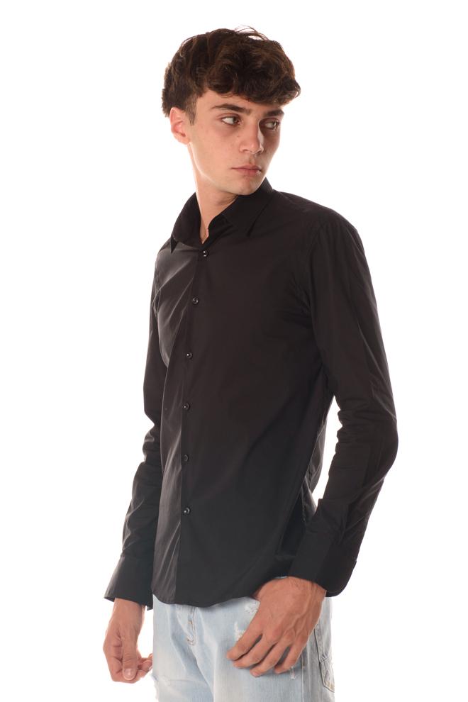 Camicia Slim Uomo Nera TE002NERO TELAMIRA