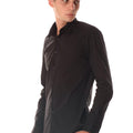 Camicia Slim Uomo Nera TE002NERO TELAMIRA