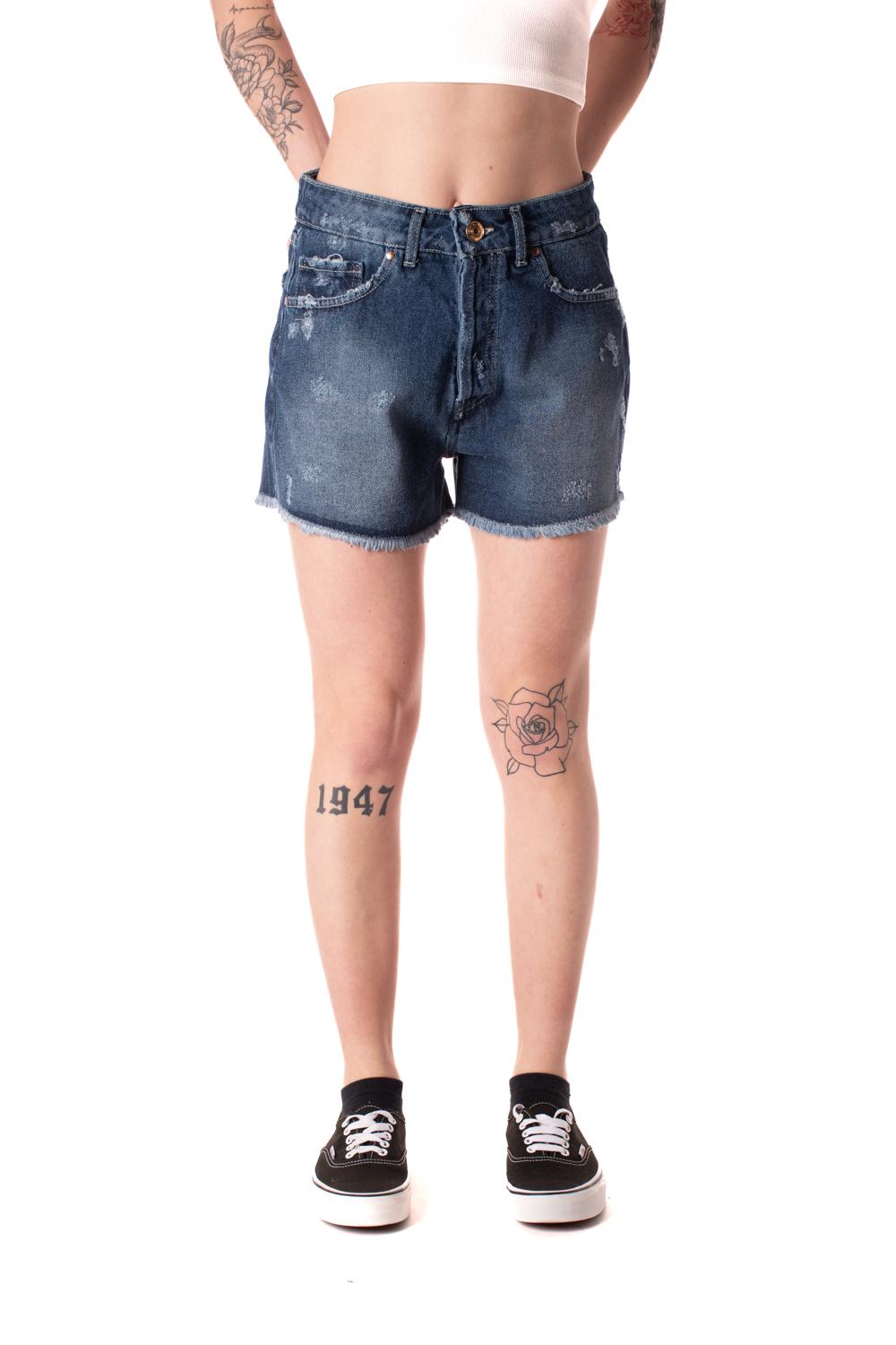 shorts in denim donna blu 1713/FBBLU KLIXS JEANS