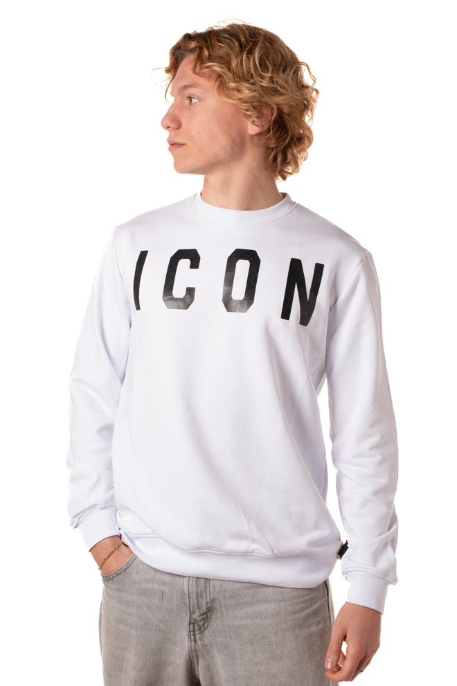 Felpa Blk Uomo F001BIANCO ICON