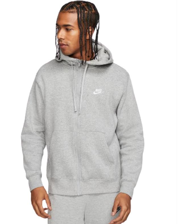 Nike Felpa Zip Essentials Uomo BV2645GRIGIO NIKE