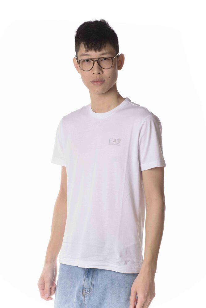 T-Shirt Logo Uomo Bianca TS8NPT51BIANCO SILVER EA7