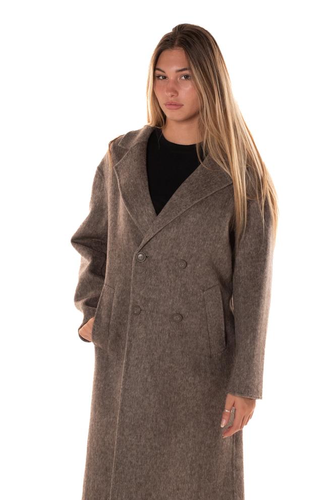 Cappotto Doppiopetto Donna KCT-P016MARRONE HAVEONE