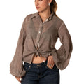 Camicia Washed Donna 