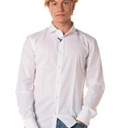 Camicia Oxford Uomo ROUND3BIANCO TELAMIRA