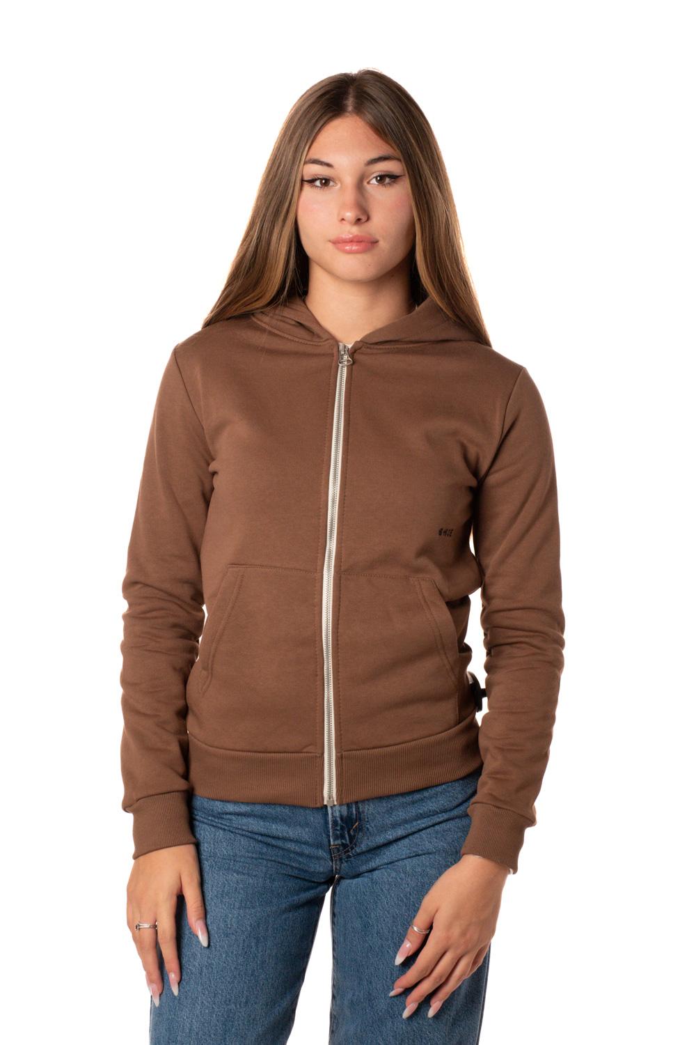 Felpa Zana10005 Donna 24ZANA10005MARRONE SHOE