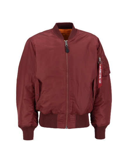 Bomber Ma-1 Reversibile Unisex Burgundy 