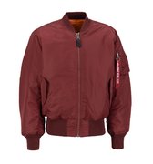 Bomber Ma-1 Reversibile Unisex Burgundy 