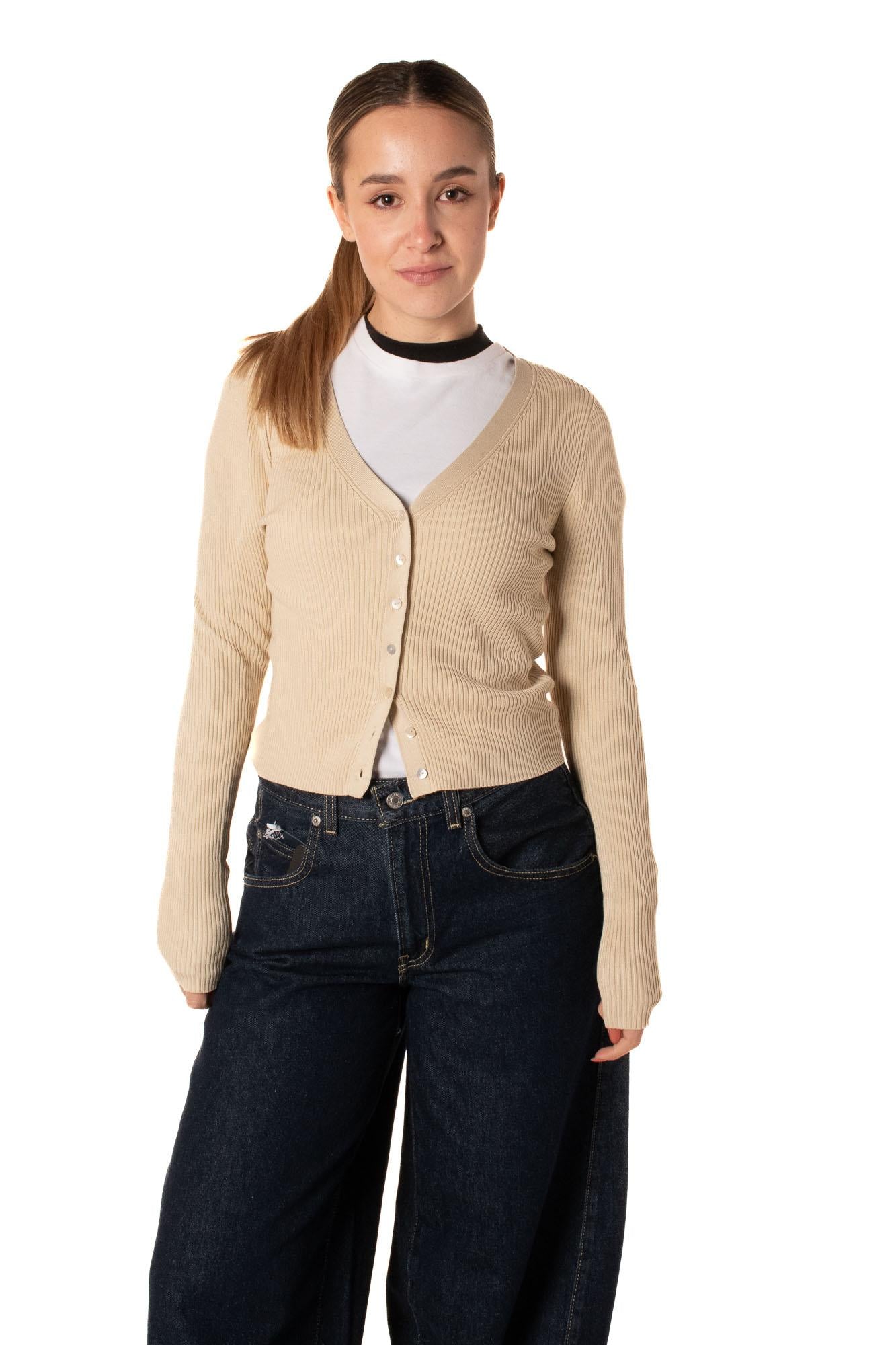 Cardigan V Neck Donna 
