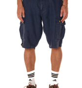 Bermuda Lino Logo Uomo 