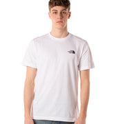 t shirt simple dome uomo NF0A87NGBIANCO THE NORTH FACE