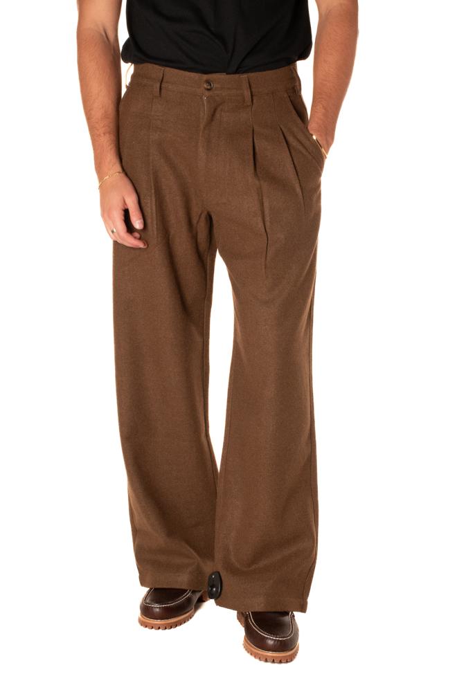 Pantalone Double Pleated Uomo 