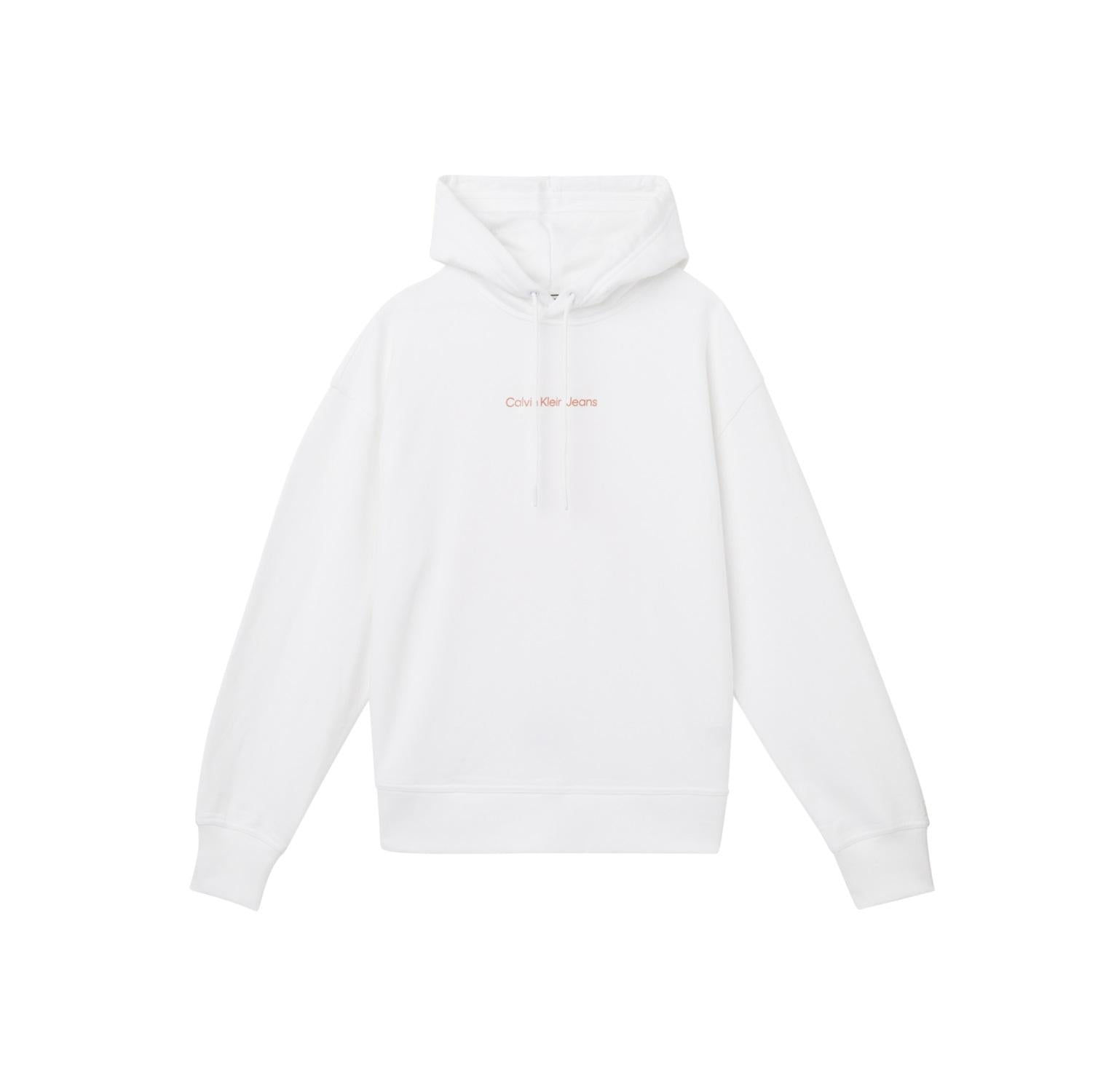 Calvin Klein Felpa Slogan Uomo J3021905BIANCO CALVIN KLEIN