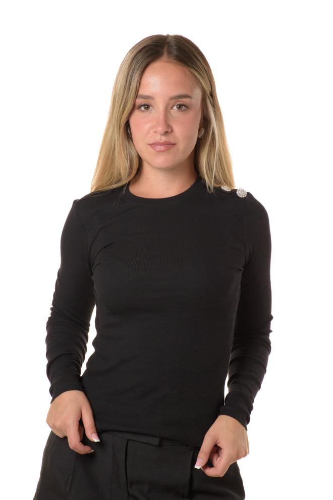 Maglia Ckeckie Donna 15330371NERO ONLY