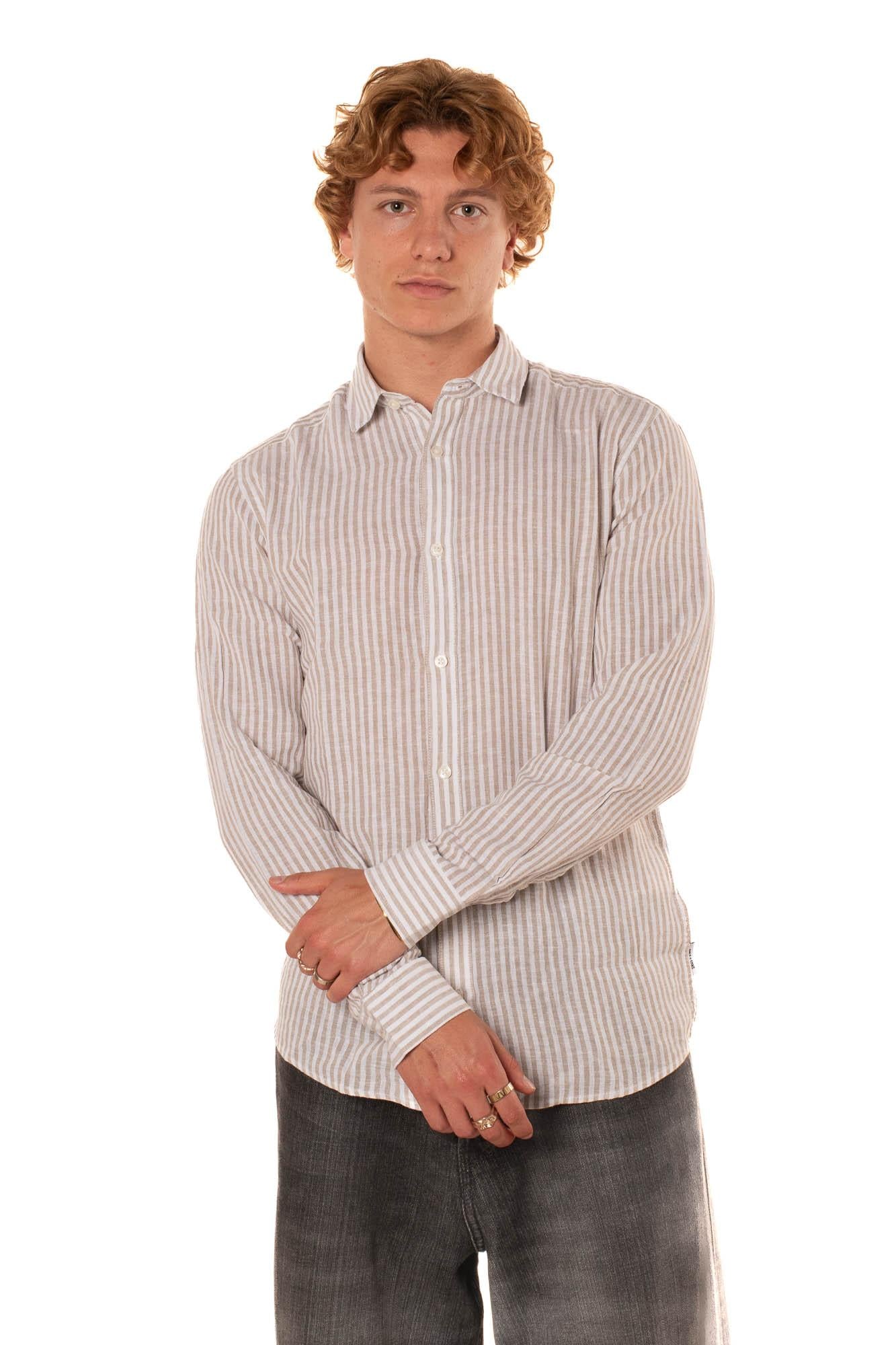 Camicia Righe Uomo 