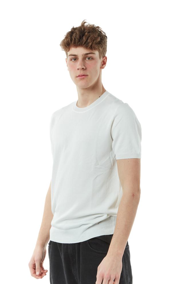 maglia in cotone e viscosa uomo 