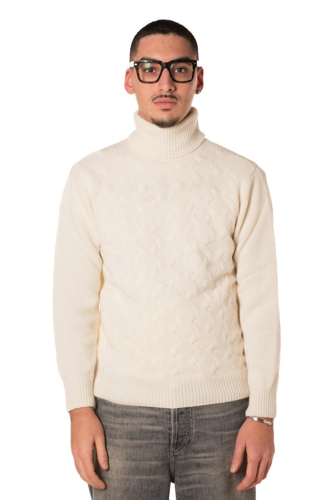 Maglioncino Collo Alto Uomo DV21BIANCO TELAMIRA