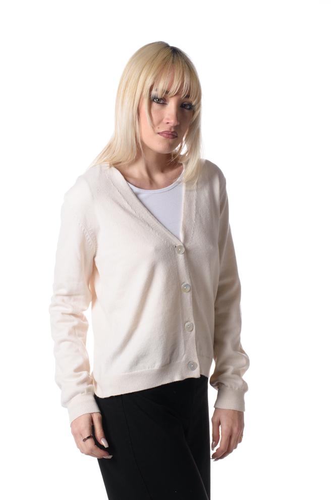 Cardigan Prime Donna Beige 15289372BIANCO JACQUELINE DE  YONG