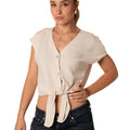 Top Bottoni Donna 