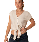 Top Bottoni Donna 